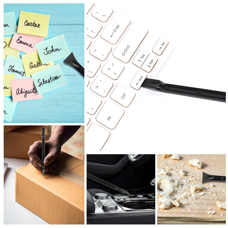 Crevice Cleaning Tool, 9 PCS Carbon Fiber Plastic Scraper Tool