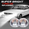 QULOOX Pair 7" Inch Round LED Headlights DRL for Ford