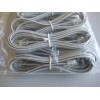 Unbranded 7 Ft RJ11 Modular Telephone Cable Silver - 20