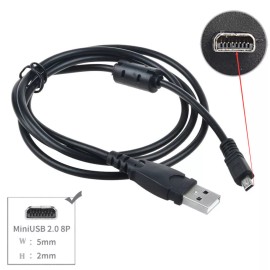 ABLEGRID USB DC Battery Charger Data SYNC Cable Cord Lead For Nikon Coolpix L120 Camera
