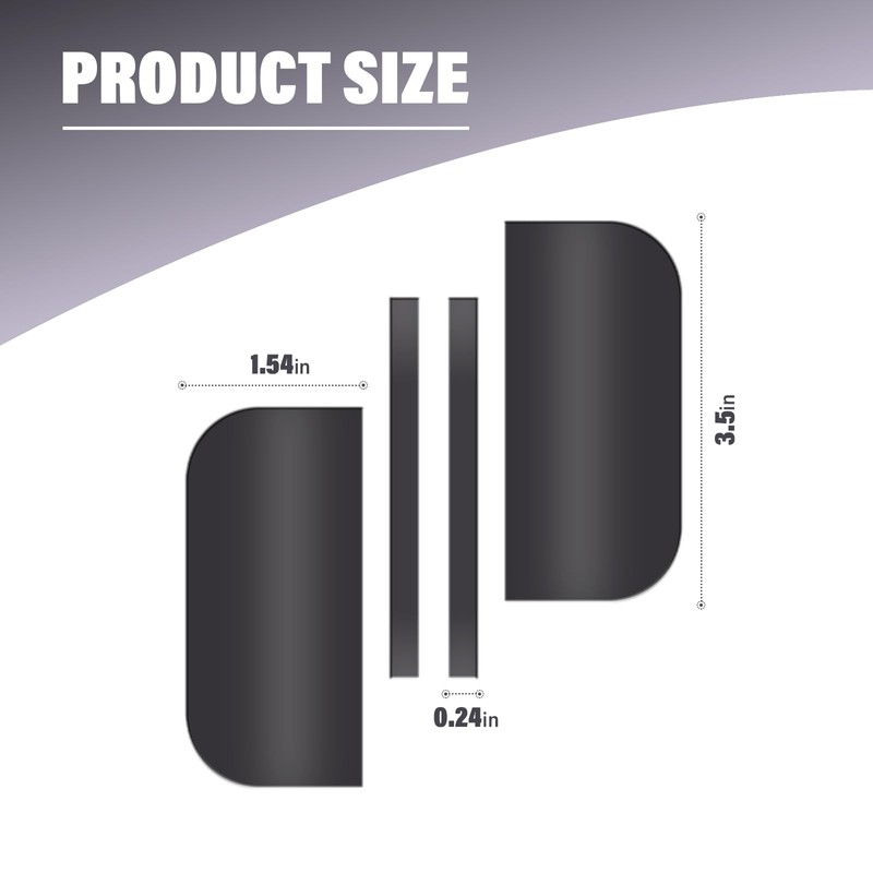30 Pack 3.5" Door Hinge Masking, Magnetic Door Hinges Protect