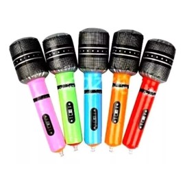 KFMX 12 Microfono Inflable Fiesta Batucada Divertido