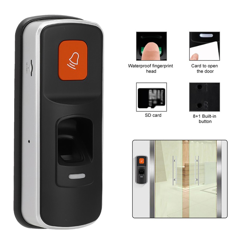 Security Access Control Machine Fingerprint Card Waterproof 12V