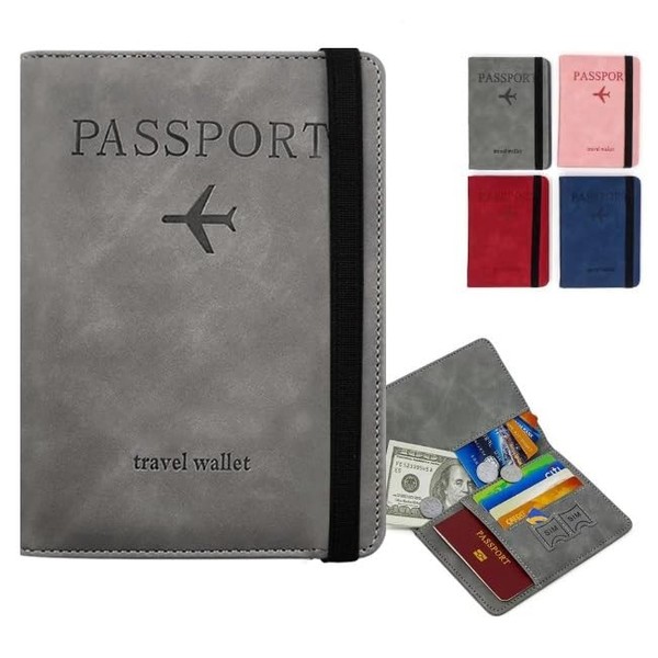 PAGAMADU Passport Case Pack 4u, Passport and Travel Document Holder,
