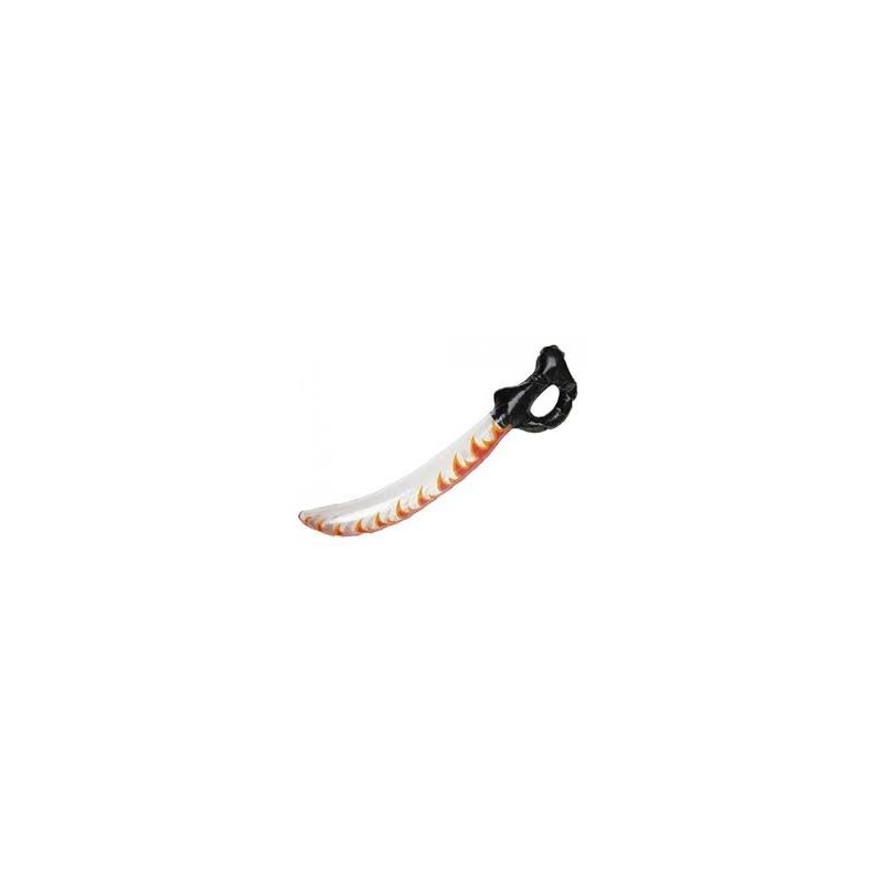 PMS 29" PRINTED AST COL CURVED CUTLASS SWORD IN BAG