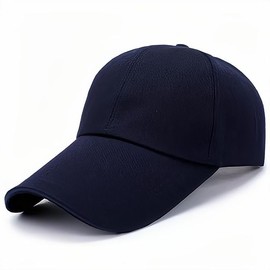 SJTJSPX Baseball Cap Long Peak Sports Unisex UV Protection Summer Hat Men Women Breathable Sun Hat Beach Travel Fishing Golf Snapback Trucker, navy