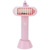 Pink USB Neck Fan Mini Portable Desktop Foldable Fan for