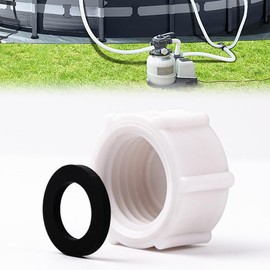 GTPATRES Pools Drain Valve Cap with O-Ring Compatible with Intex 11456 Sand Filter Drain Cap for Above Ground Pool Drain Plug Cap for Sand Filter Pumps and Combo Replacement Parts Accessories