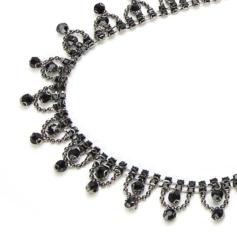 Welding Rhinestones Chain Tassel Pendant Belly Dance Decoration Jewelry Accessories