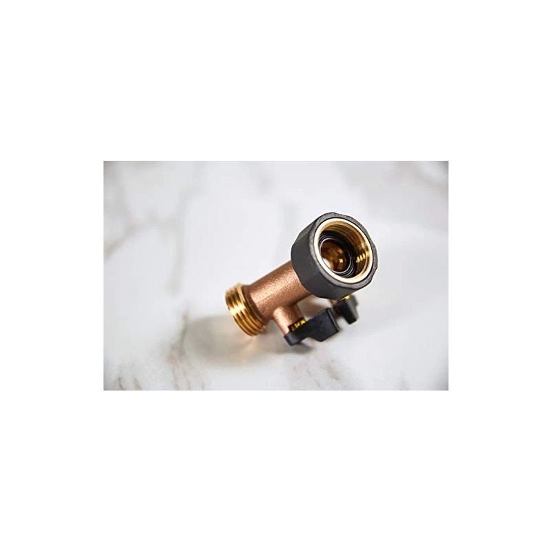 Orbit Brass Garden Hose Splitter Connector Convert One Faucet Into