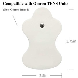20 Pack Replacement Electrotherapy Pads Compatible with Omron TENS Unit Replacement Pads(not Omron Brand)