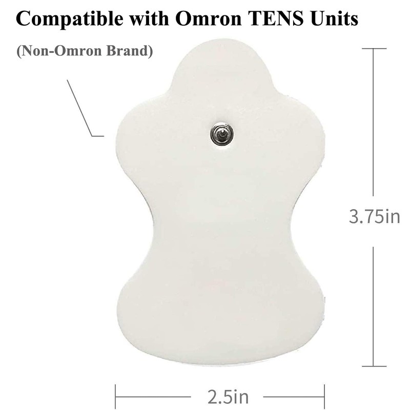 20 Pack Replacement Electrotherapy Pads Compatible with Omron TENS Unit