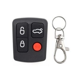 QSDIYRF 4-Button Car Remote Compatible with Ford Falcon/Fairmont/Fairlane BA BF 2002-2010 Series, Works for XR6/XR8/FPV/Territory SX SY 2002-2010 Models, 433MHz Complete Remote Replacement, 1 Pack