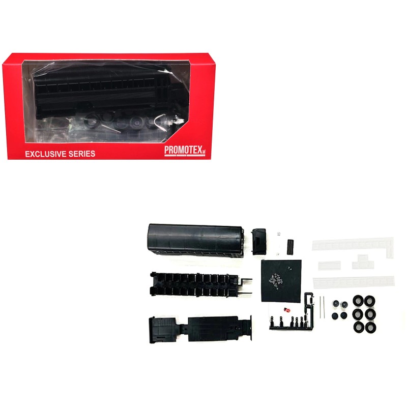 Promotex DCD Model Kit 1/87 Scale School Bus in Plastic