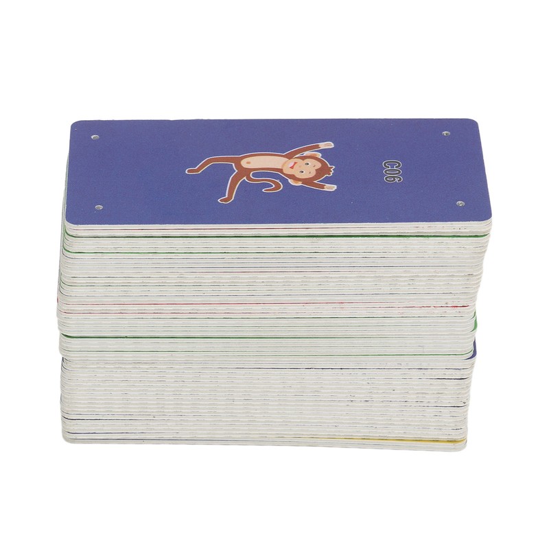 50pcs Amblyopia Training Card Waterproof 0.7mm Hole 4 Holes Strabismus