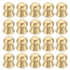 PATIKIL M6 x 1 Thread Brass Cap Nuts Button 20