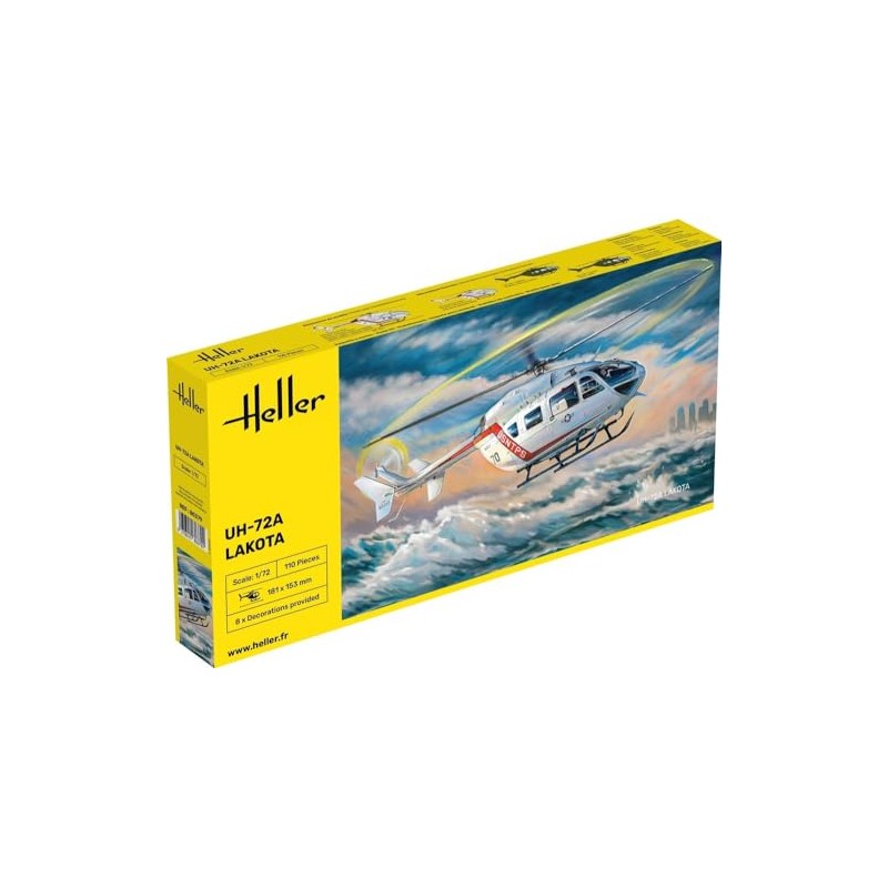 PLATZ HE80379 1/72 US UH-72A Lakota Military Helicopter Plastic Model