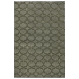 Garland Rug Sparta Non Slip Polypropylene 4 Ft. X 6 Ft. Sage Green Area Rug- Ideal for Living Rooms & Hallways, Stylish & Durable for High-Traffic Areas