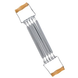 jerss Spring Chest Expander, Chest Expander, Home Adjustable Nonslip Handle Wood Handle for Home Workouts Pilates Physical Therapy for Youth and Adults