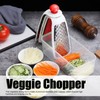 Vegetable Cutter 4 in 1 Multifunctional Stainless Steel Portable Lightweight