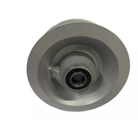 Sourdough Gate Hardware Single Chain Link Gate U-Groove Pipe Wheels-By Sourdough Gate Hardware