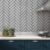 Stencil Revolution Diagonal Herringbone Tile Pattern Wall Stencil
