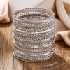WATEFOER Gold Bangle Bracelets Set for Women Boho Multilayer Stackable