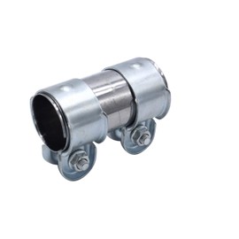 SHLPDFM Double Clamp Exhaust Pipe Clamp Pipe Connector Diameter 38 mm x 90 mm