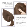 MY-LADY Hair Topper for Women Human Hair for Thinning Hair
