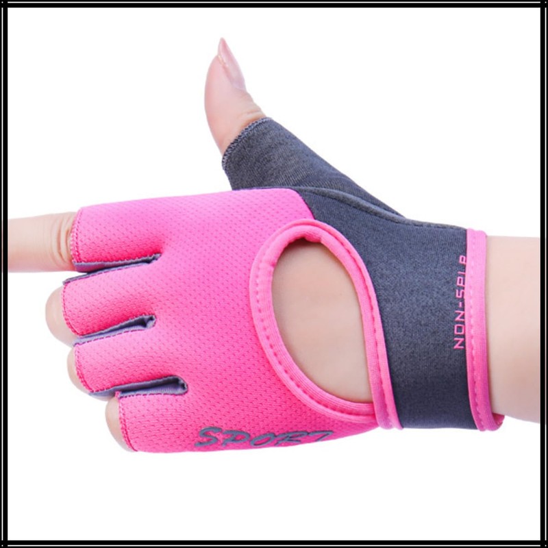 White Fang NT364 Gloves, Half Finger, Fitness, Training, Anti-Slip, Men's,