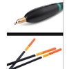 FOLANDO 4 Pack Balsa Wood Fishing Floats with Copper Swivel