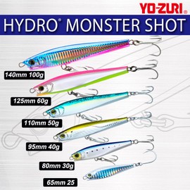 Yo-Zuri Hydro Monster Shot (S) 80mm Black/Silver R1449-CSBL