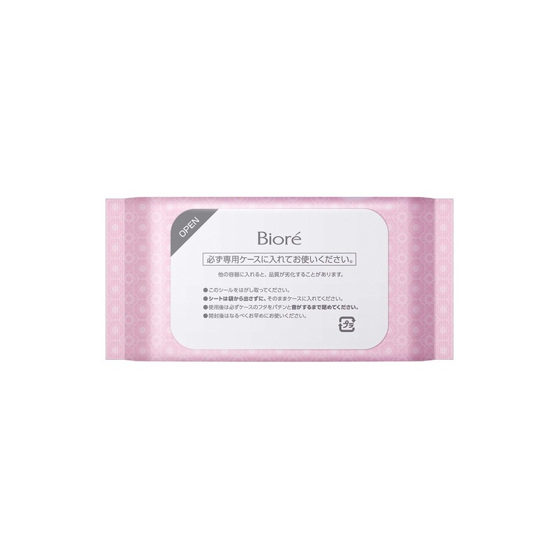 Biore Wafushi Cotton Moisture Rich Moisture 44 Sheets Pink (x