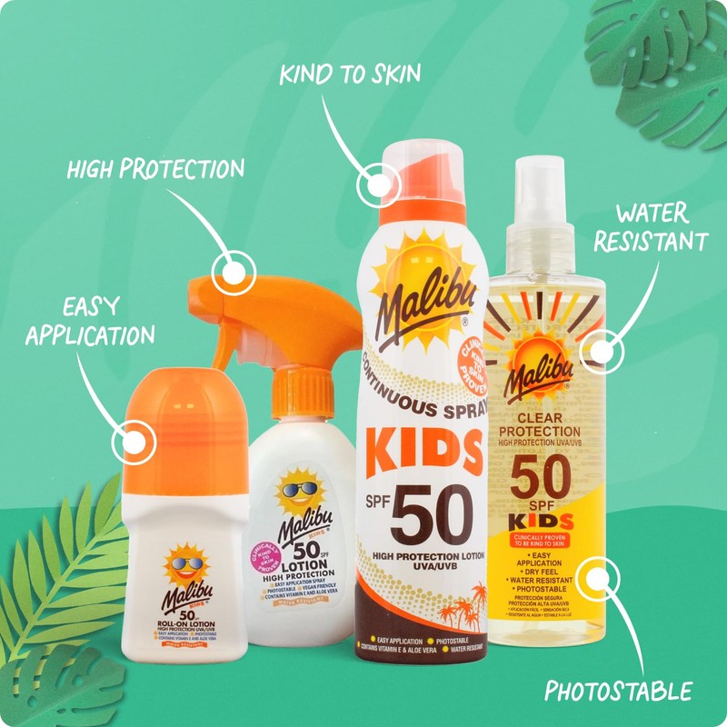 Malibu Sun Kids SPF 50 Lotion Roll On, 50ml