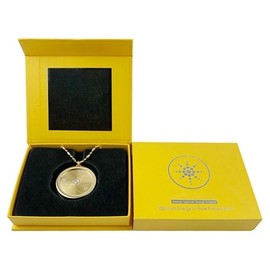 Emf Protection Geometry Anti-radiation Metatron Cube Shield Defense Necklace,Cosmic Energy Protection Necklace,Gold Color