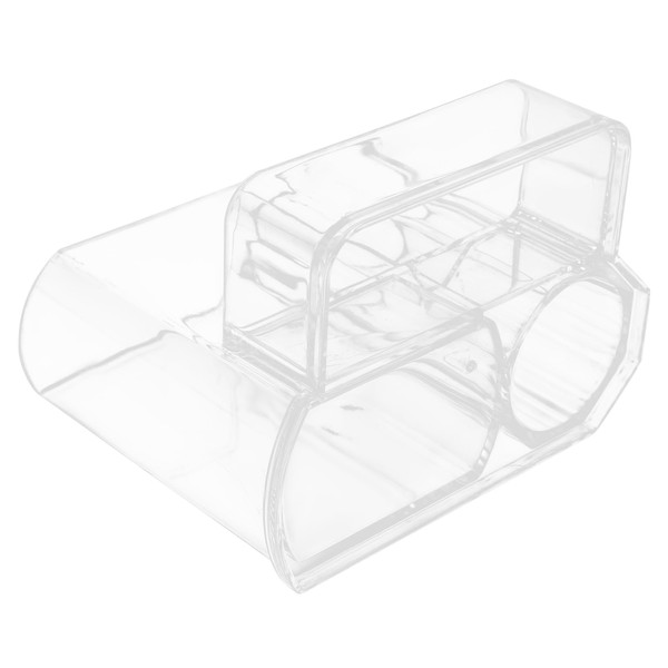 PACKOVE Multi-Function Manicure Organizer Box Dividers Acrylic Desktop Storage for