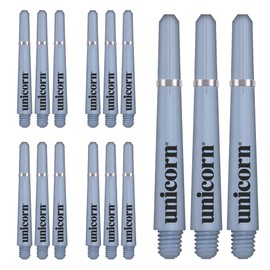 Unicorn Gripper 4 Mirage Dart Shaft Stem Set, 15 Stems, Blue, Medium - 41mm