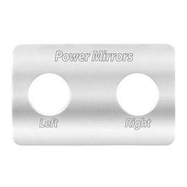 GG Grand General 68742 Stainless Steel Power Mirrors Switch Plate for Freightliner