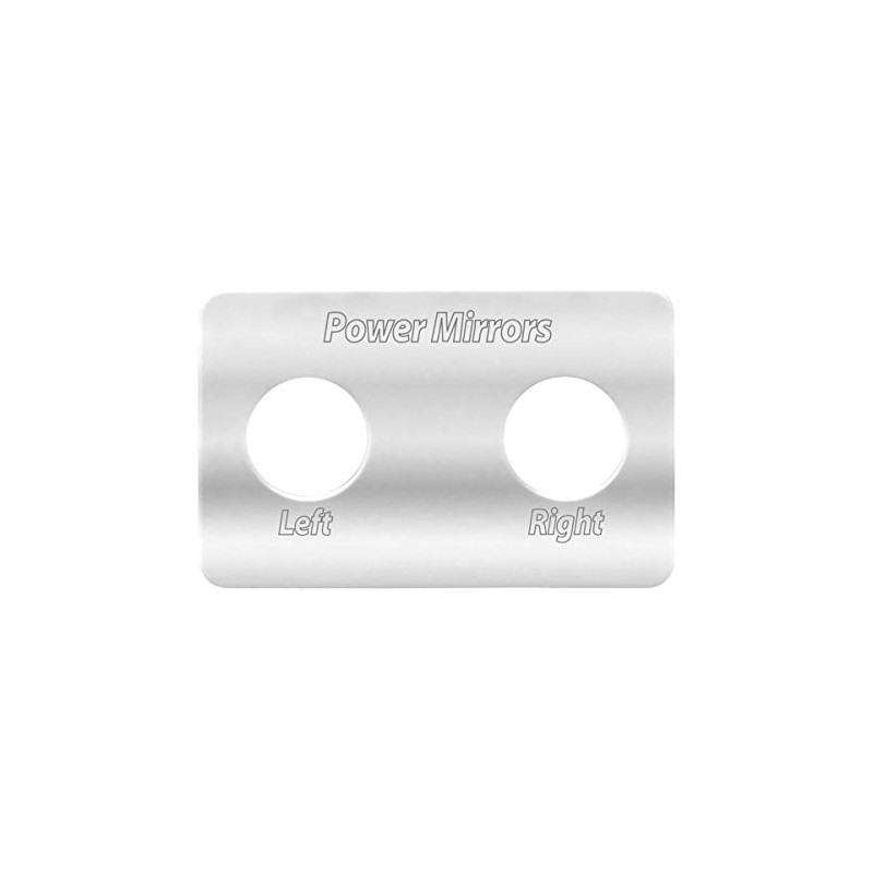 GG Grand General 68742 Stainless Steel Power Mirrors Switch Plate