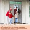 SmoothNovelty Clear Magnetic Thermal Insulated Door Curtain Transparent Magnet Patio