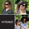 VITENZI Full Reader Sunglasses for Women, Oversized Reading Sunglasses with