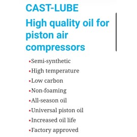 Castair CAST-LUBE Universal Piston Compressor Oil
