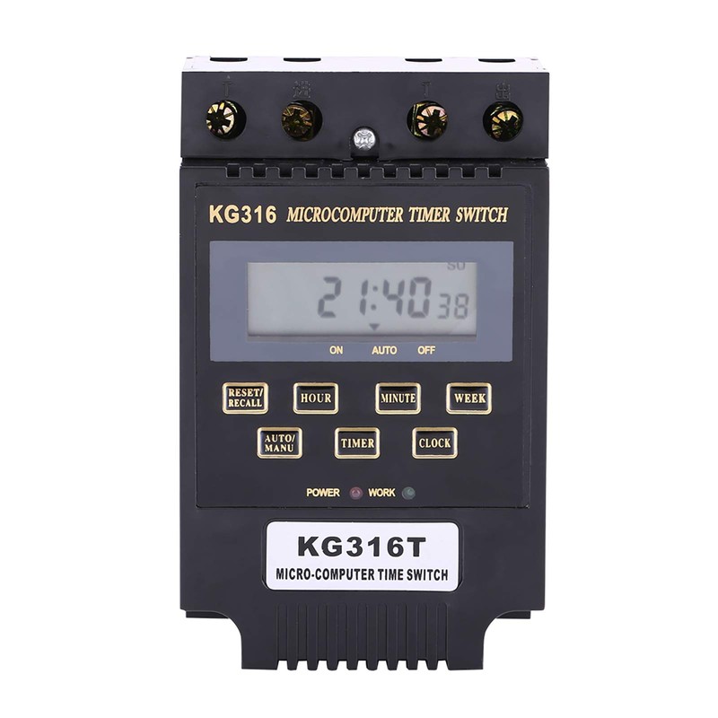 KG316T Microcomputer Control Power Timer Switch Timer Controller LCD Display