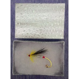 Bristol Bay Flies Classic Atlantic Salmon Fly Brooch Pin, Silver Cosseboom