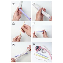 Fabric Tube Turners Set, Assorted Sizes Tube Turners Sewing Tool, Multifunctional Fast Turn Tube Turners for Crafts, DIY Handmade Knitting Accessories