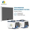 Argendon Filter Replacement, MERV-1 Filter Replacement Set for Crawl Space