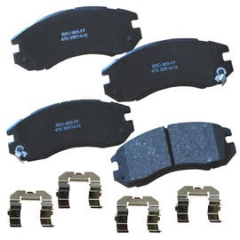 Bendix Premium SBC470 Ceramic Front Brake Pads for Subaru Impreza 1996-1993, Legacy 1996-1990