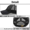 BUZZxSELECTION CAP086 Men's Plain Mesh Cap, Hat, Sports, Running, Stylish