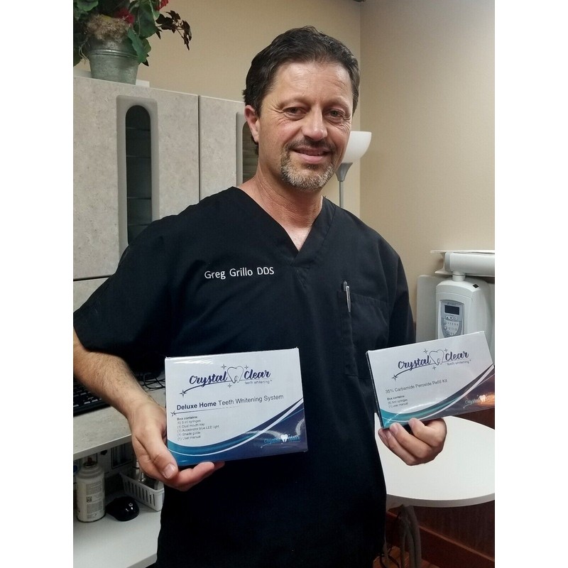 Crystal Clear Teeth Whitening Kit de Gel Blanqueador de Dientes