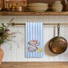 Lemon Oyster Kitchen Hand Towels 16x24 Inch, Oyster Lovers Gifts,